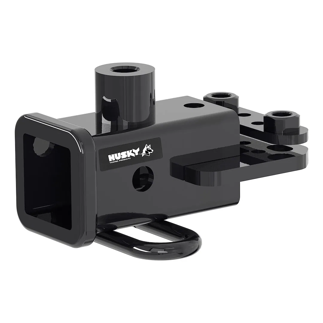69631C – HUSKY TOWING Trailer Hitch Rear, Class III Square Tube Welded 2 Inch Receiver 6000 Pound Weight Carrying Cap...
